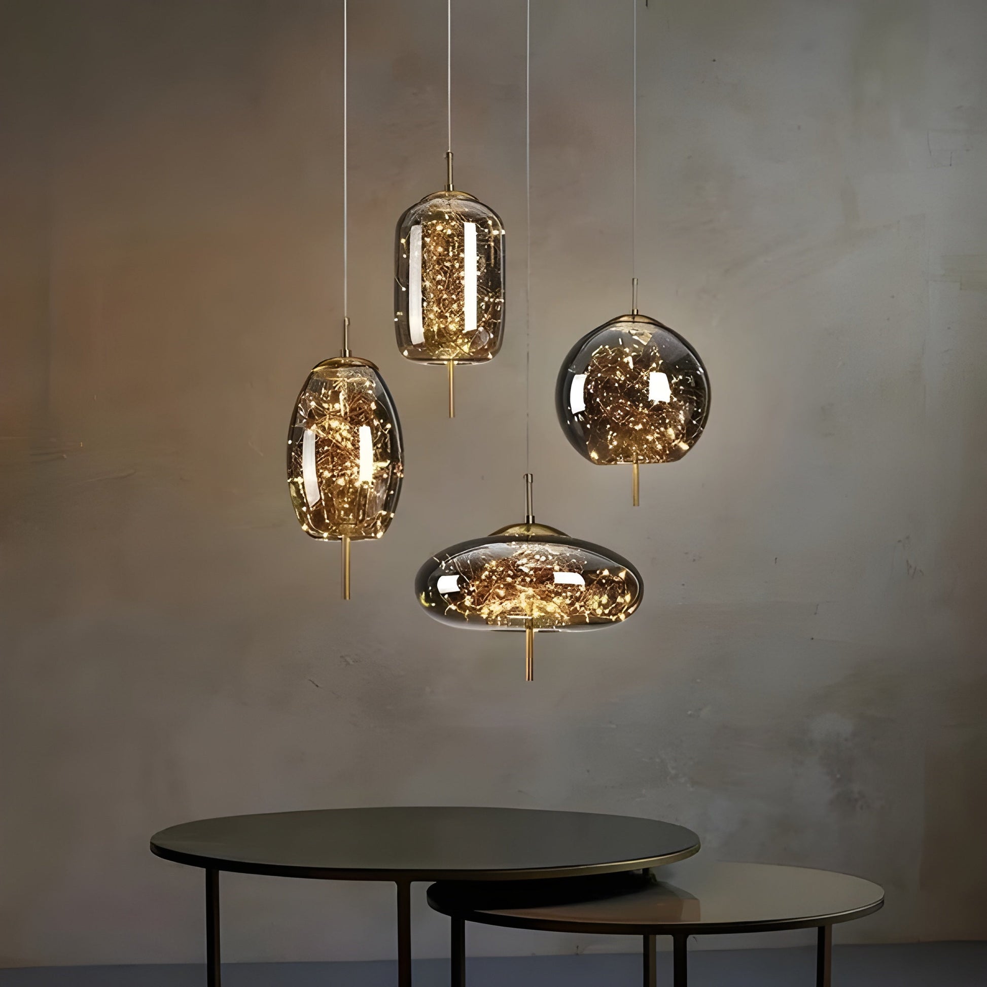 Stylish LED Hanging Star Light Fixture - Cofik