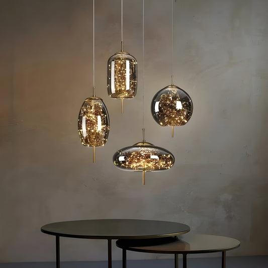 Stylish LED Hanging Star Light Fixture - Cofik