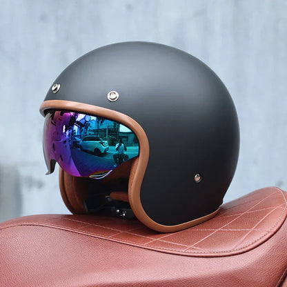 Classic Open Face Motorcycle Helmet - Valor