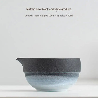Authentic Green Tea Ceramic Matcha Bowl Standard Size