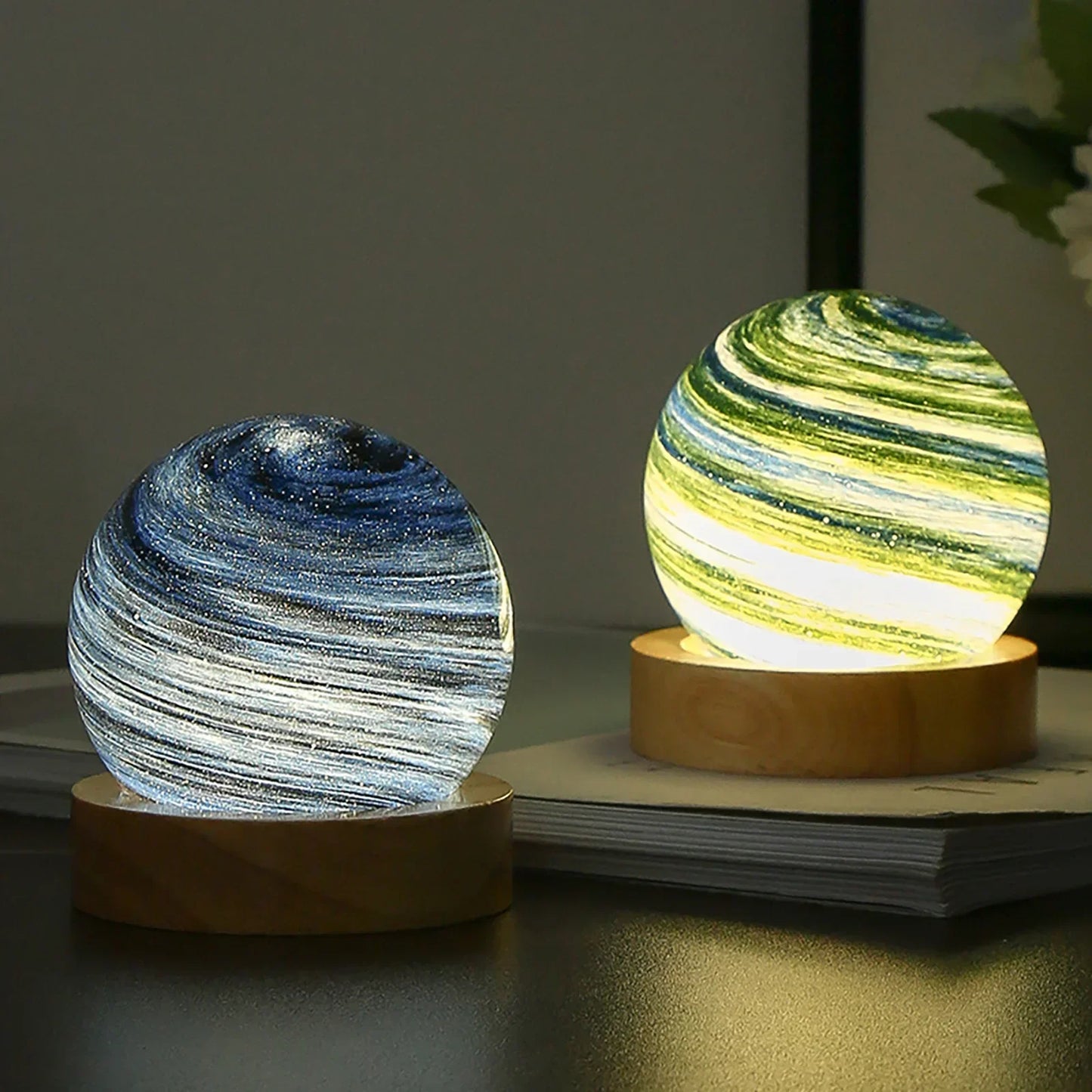 Colorful Galaxy Glow Table Lamp