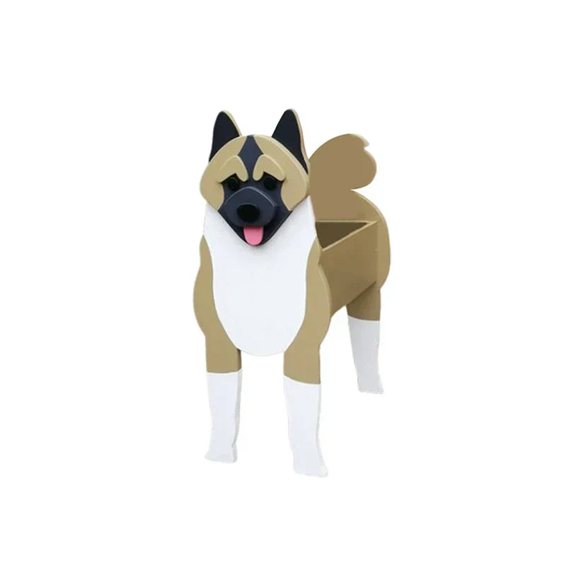 Cute Dog Planter Pot - Fun Animal Flower Holder