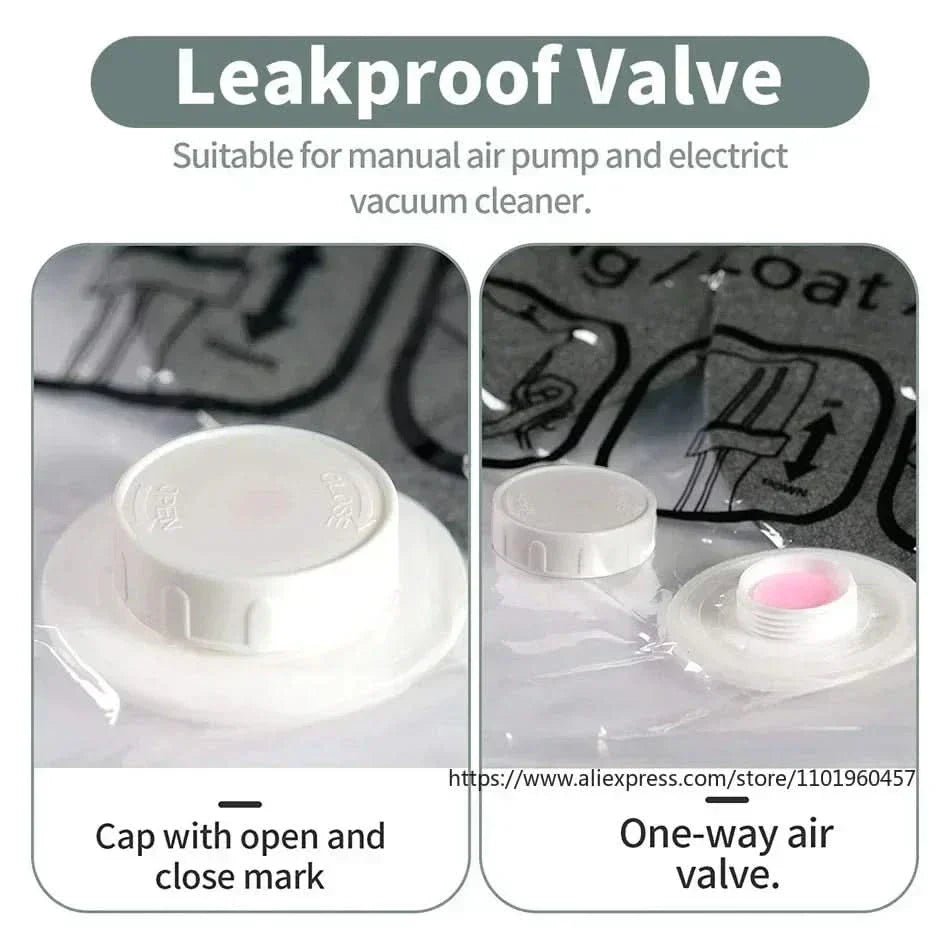Compact Vacuum Storage Bags for Closets