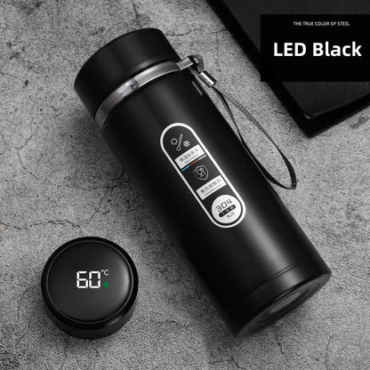Insulated Stainless Steel Travel Mug with LED Temp Screen