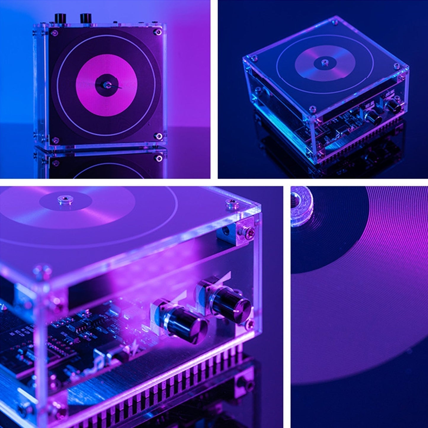 Wireless Rechargeable Sound LED Light Speaker