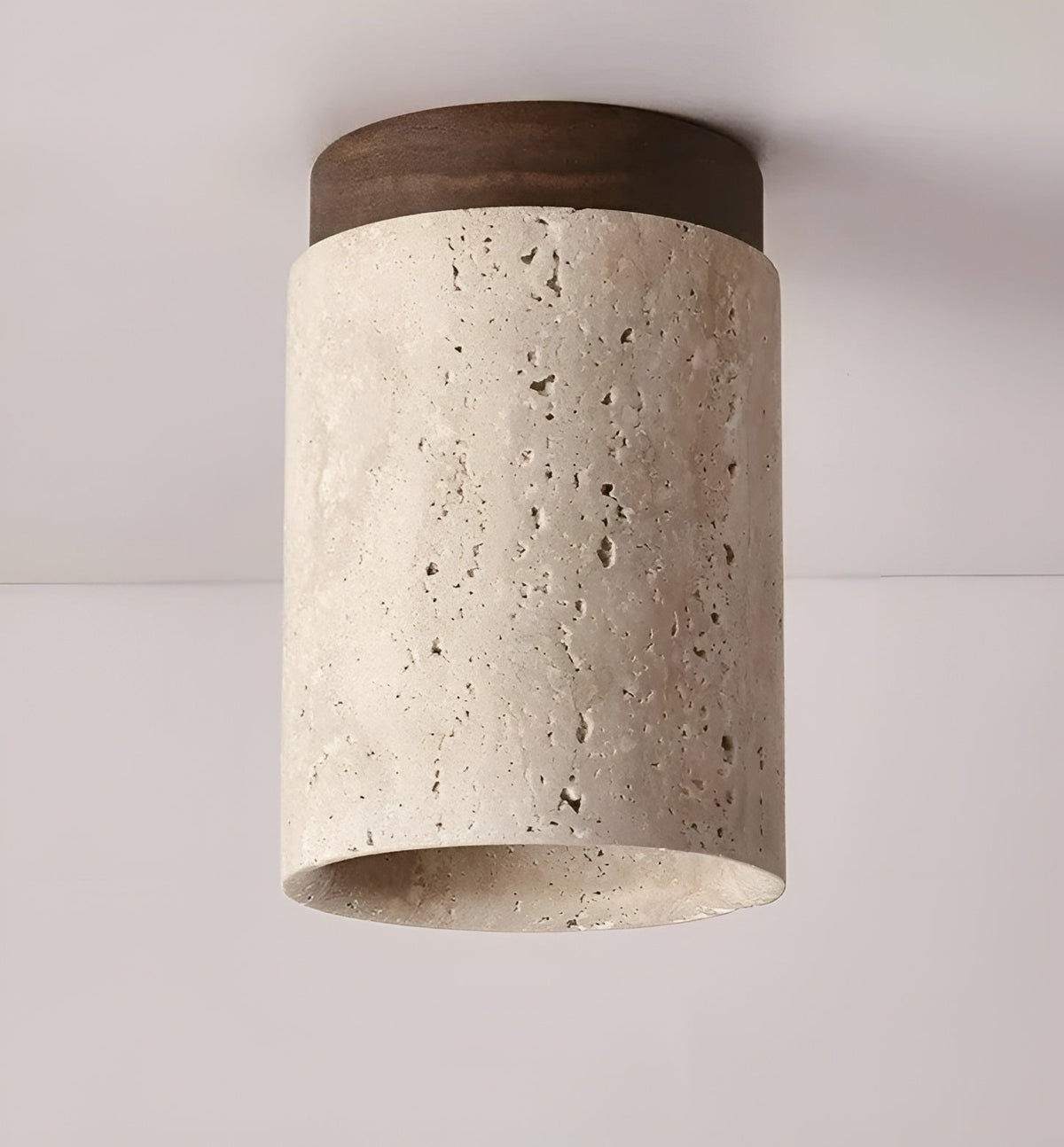 Elegant Natural Stone LED Ceiling Light
