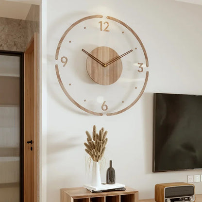 Simple Natural Wood Clock
