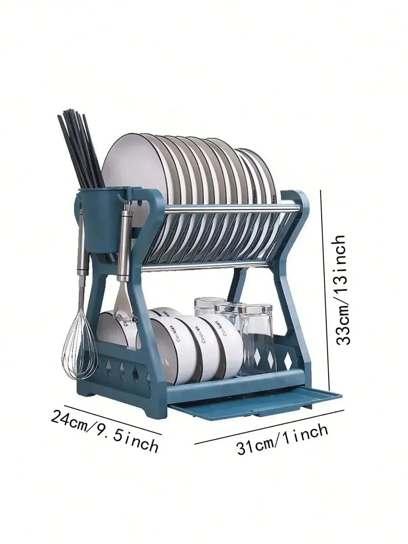 Compact Dish Rack Tray