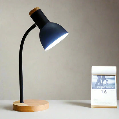 Rustic Wooden Modern LED Table Lamp