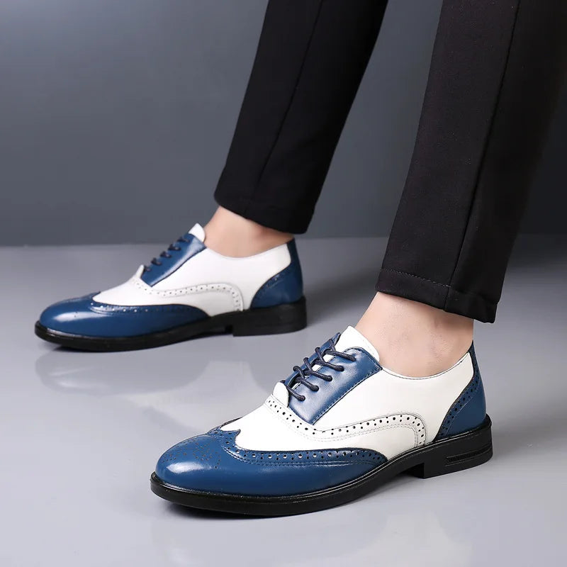 Classic Brown Leather Lace Shoe