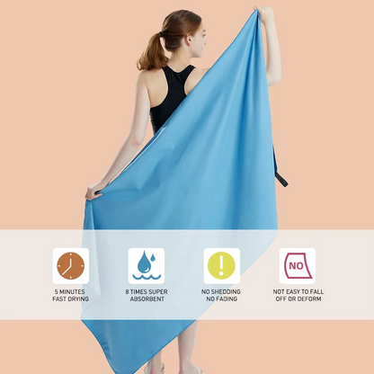 Fast-Dry Compact Travel Beach Towel - Cofik
