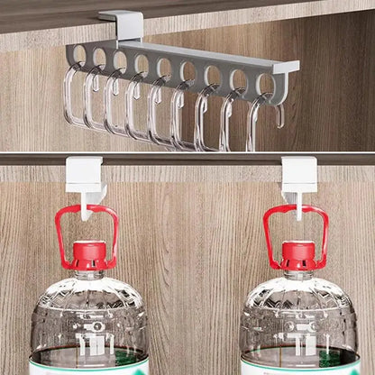 Space Saving Adjustable Closet Organizer Rail Hanger