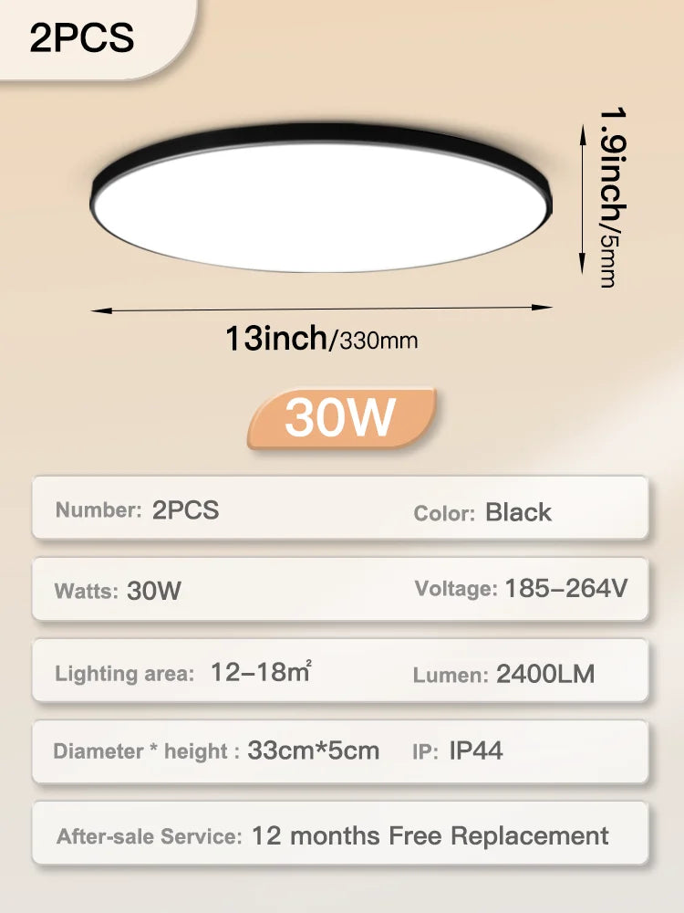 Bright LED Ceiling Panel Light