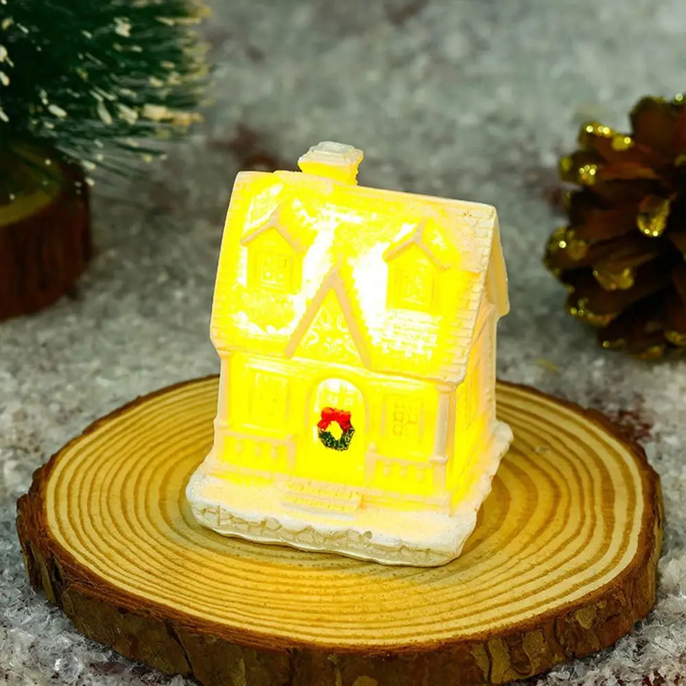Magical Snowflake Christmas Village Houses