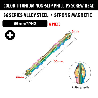 Strong Titanium Magnetic Screwdriver Bit