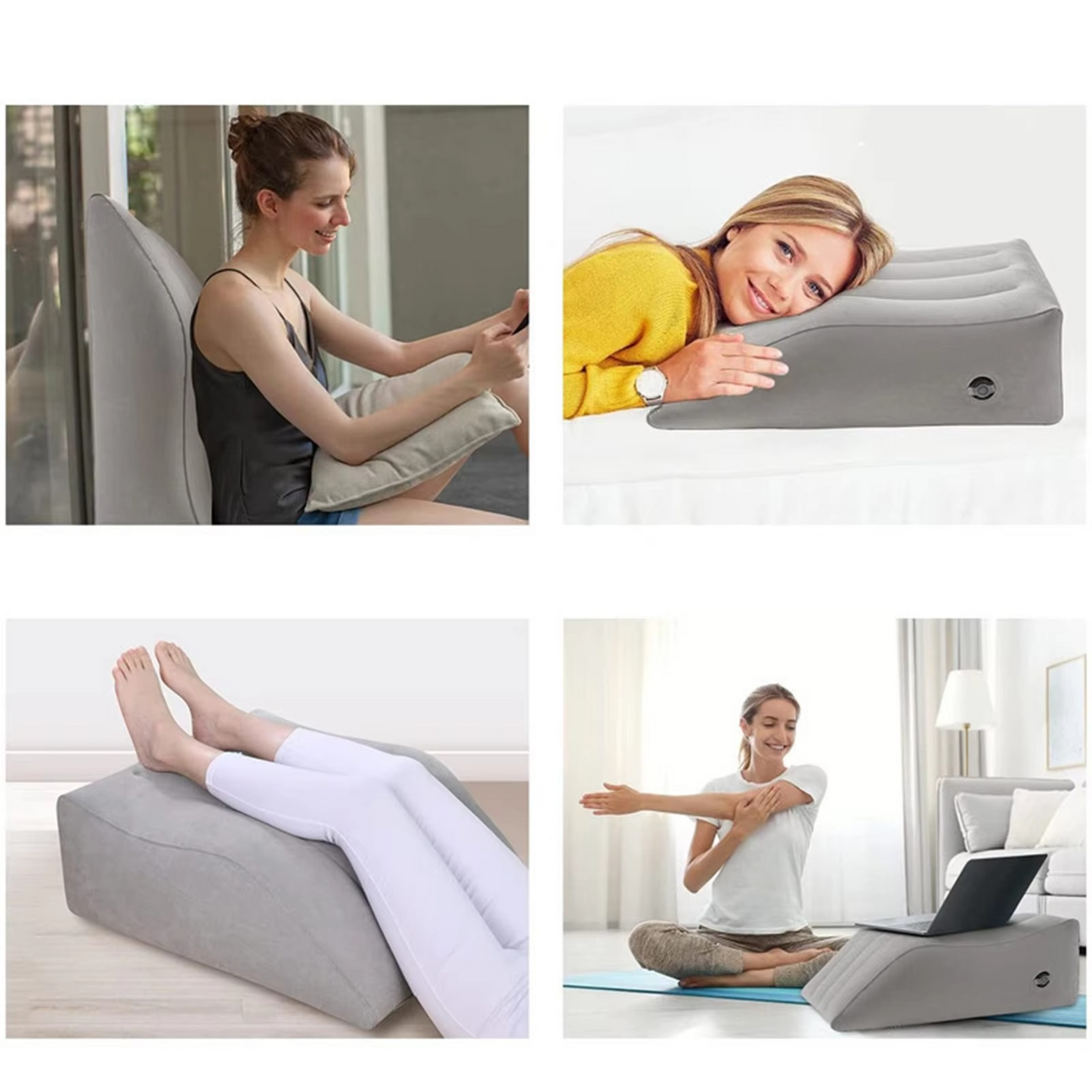 Comfortable Inflatable Travel Neck Pillow for Back Support