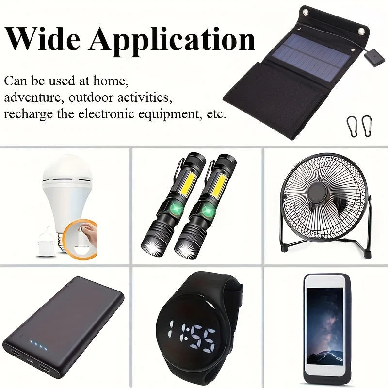 Portable Solar Charger 30W Waterproof Panel