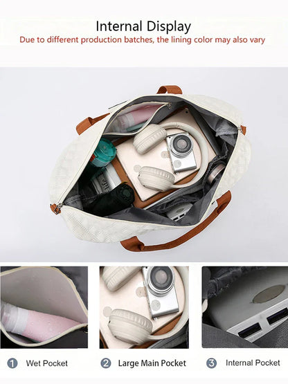 Spacious Sport Duffel Bag with Shoe Pocket