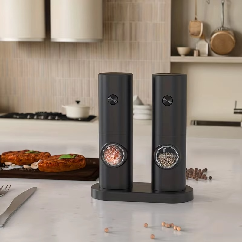 Automatic Salt and Pepper Mill Set with Light