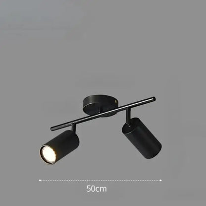 Sleek Gold LED Ceiling Lamp