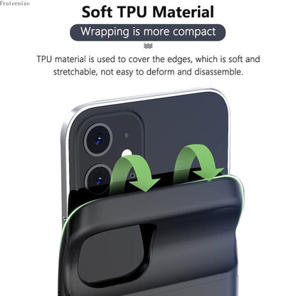 Durable Phone Case with Built-in Power Bank Charger