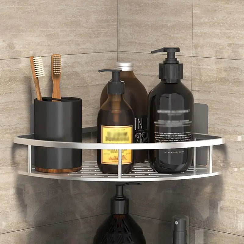 Space-Saving Bathroom Corner Storage Shelf - Cofik