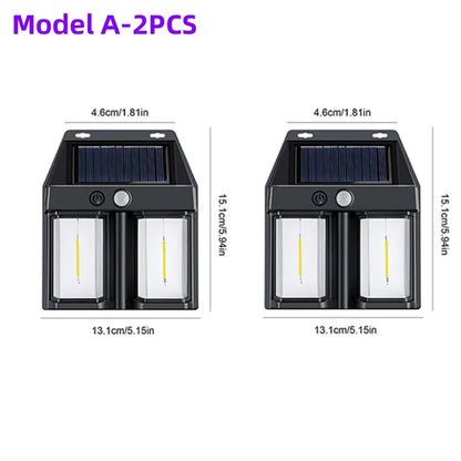 Outdoor LED Solar Powered Weatherproof Wall Light - Cofik