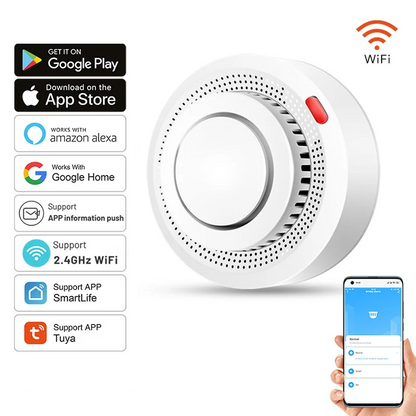 Wireless Home Smoke Detector Alarm System