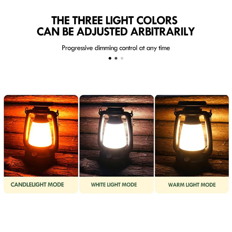 Vintage Style LED Table Lamp with Remote