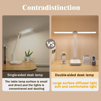 Compact LED Desk Light with 3 Brightness Modes