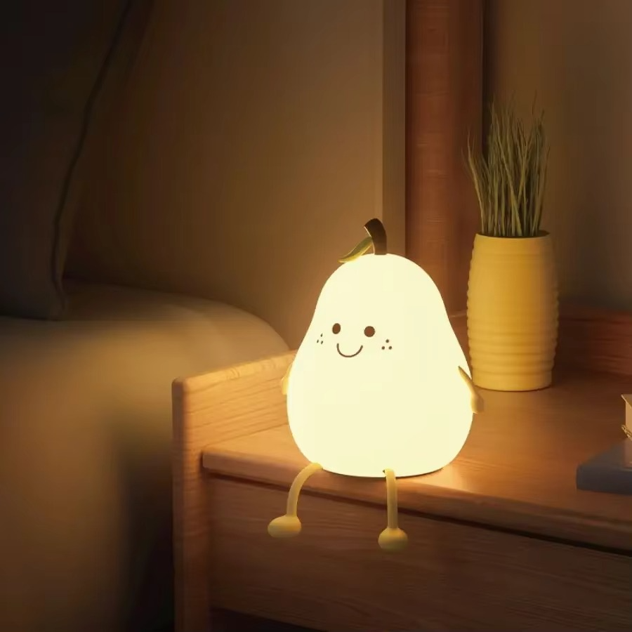 Colorful Gentle Silicone Bedside Lamp