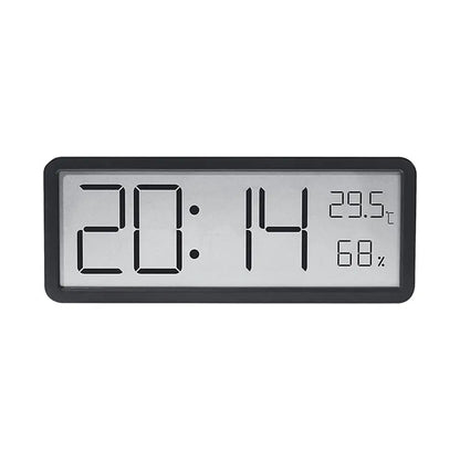 Big LED Wall Clock with Temp and Humidity Display