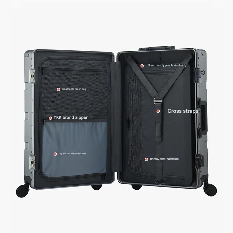 Durable Aluminum Luggage Case – Pristina
