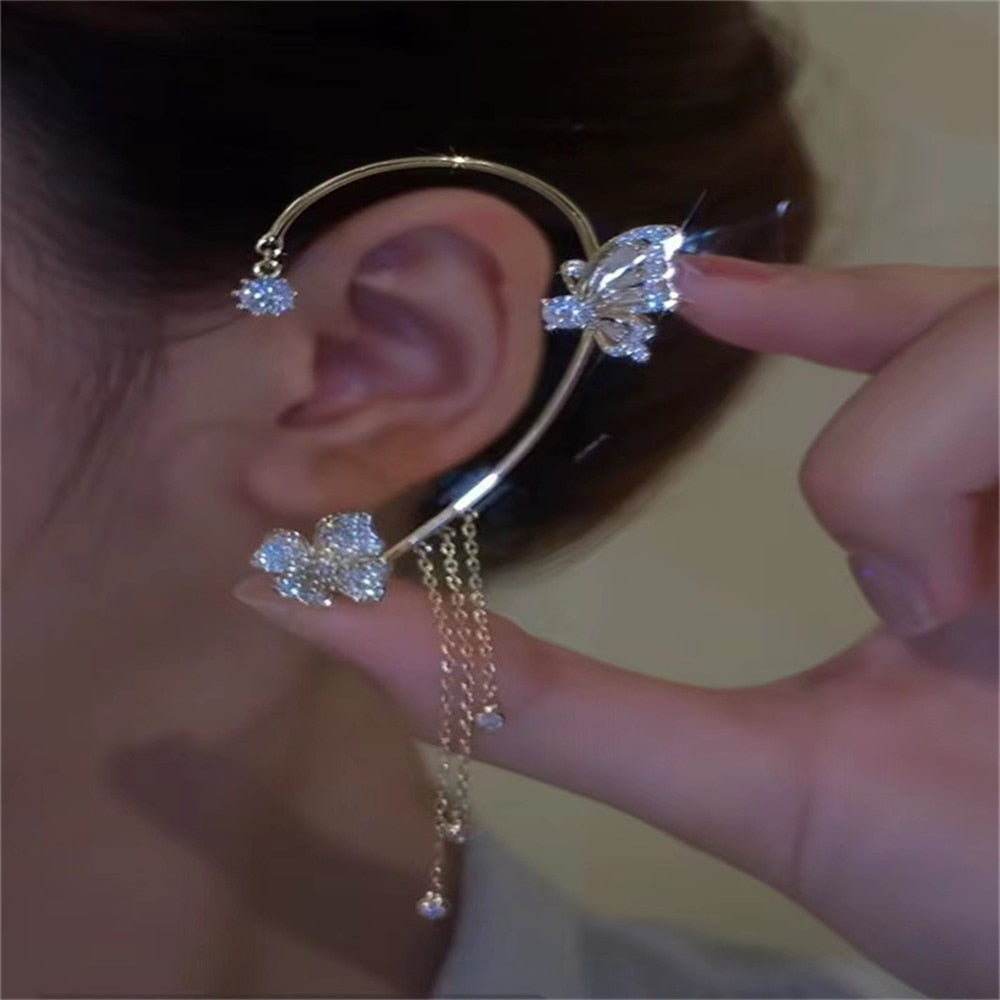 Sparkling Hair Clip | Elegant Ear Accessory