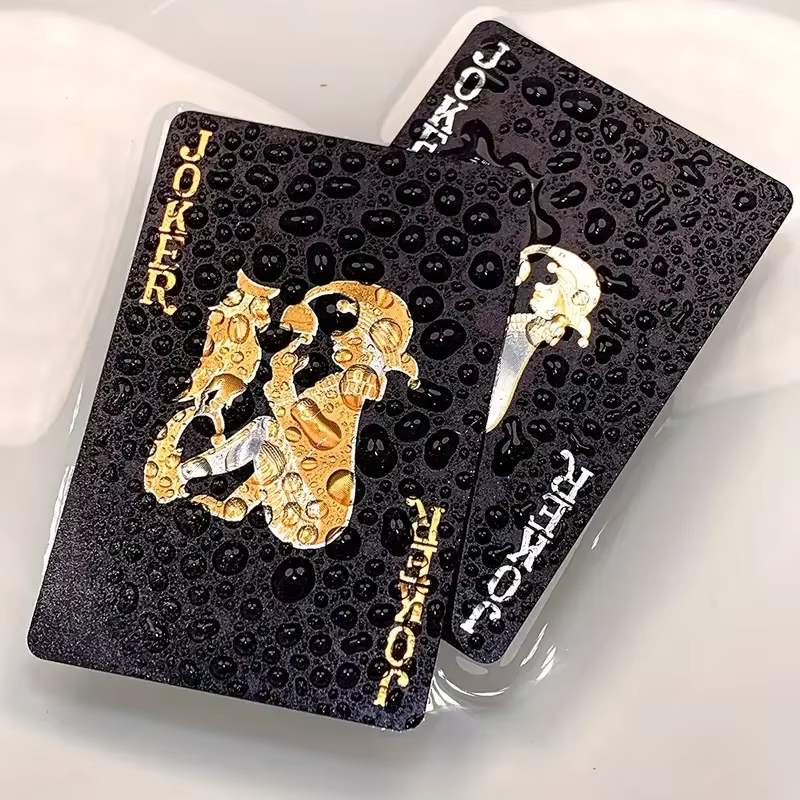 Premium Waterproof Gold Playing Cards