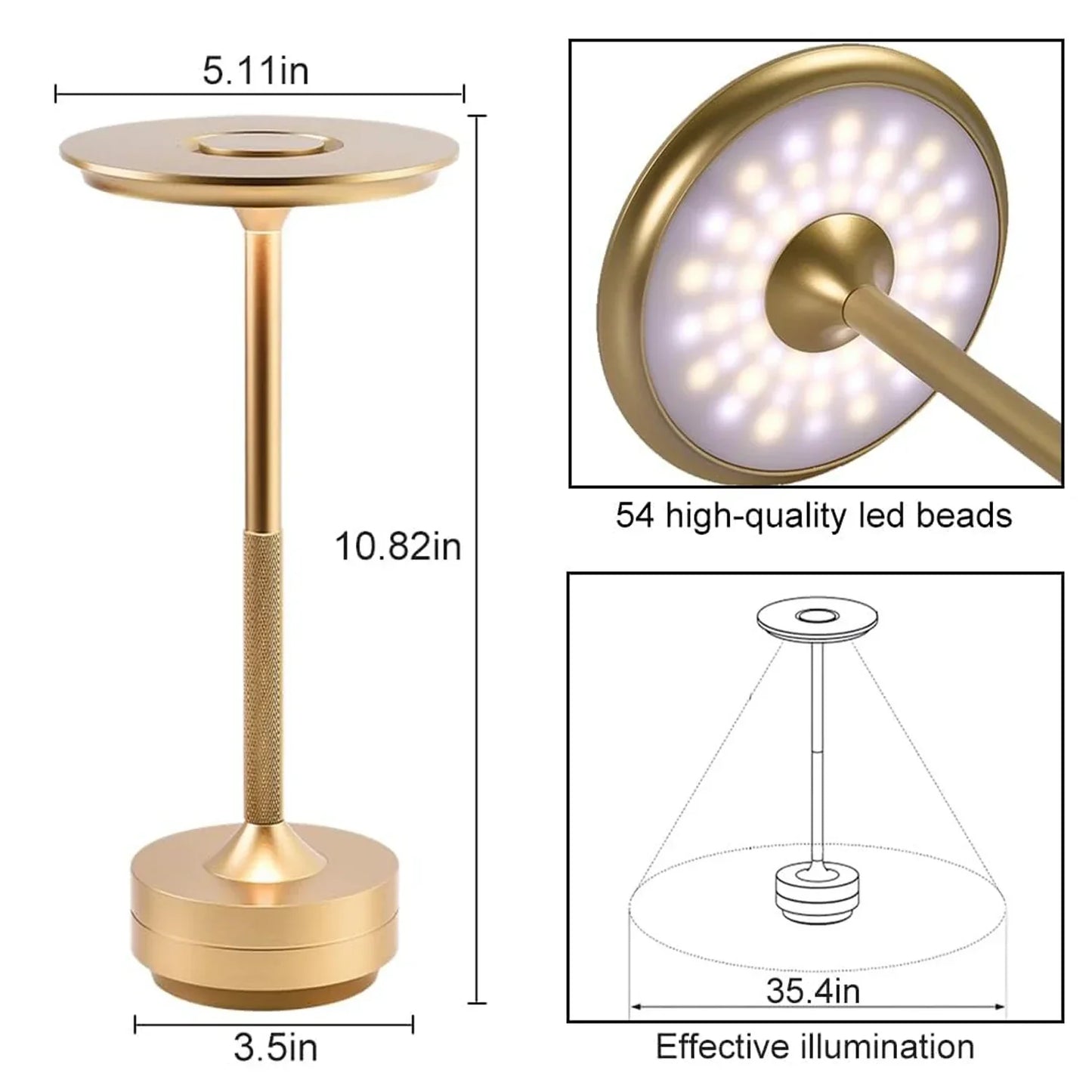 Stylish Rechargeable LED Desk Lamp
