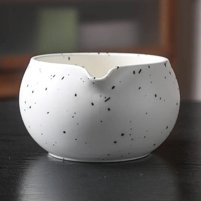 Traditional Japanese Green Tea Ceramic Bowl