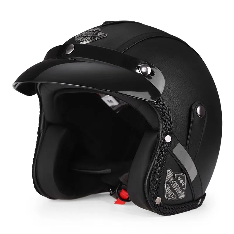 Classic Open Face Motorcycle Helmet Kael