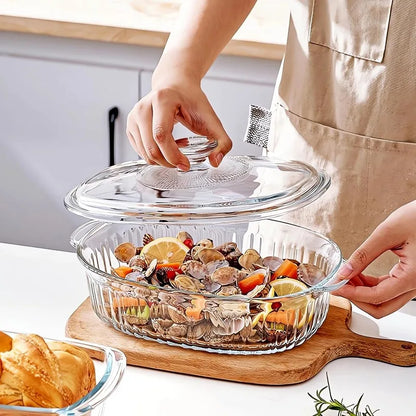 Non-Stick 4-Piece Glass Oven Dish Set