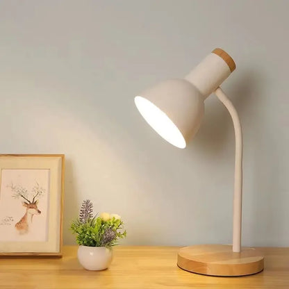 Rustic Wooden Modern LED Table Lamp