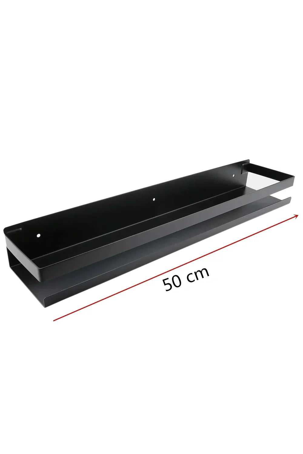 Stylish Wall Mounted Black Shelves