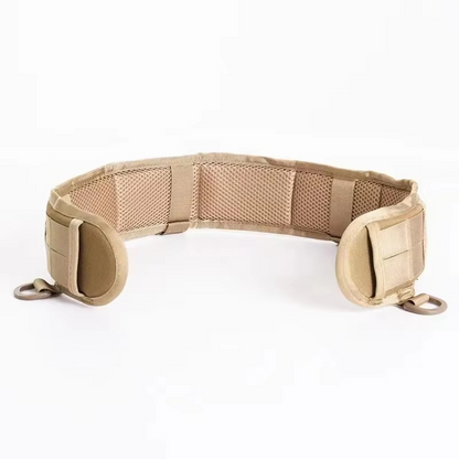 Durable Outdoor Quick Release Web Belt with Silver Buckle