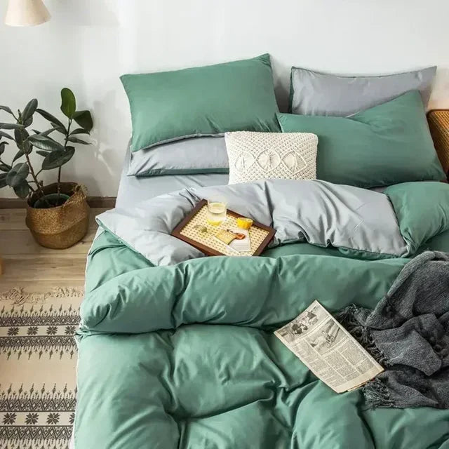 Cozy Reversible Bed Sheet Set for Ultimate Sleeping Comfort