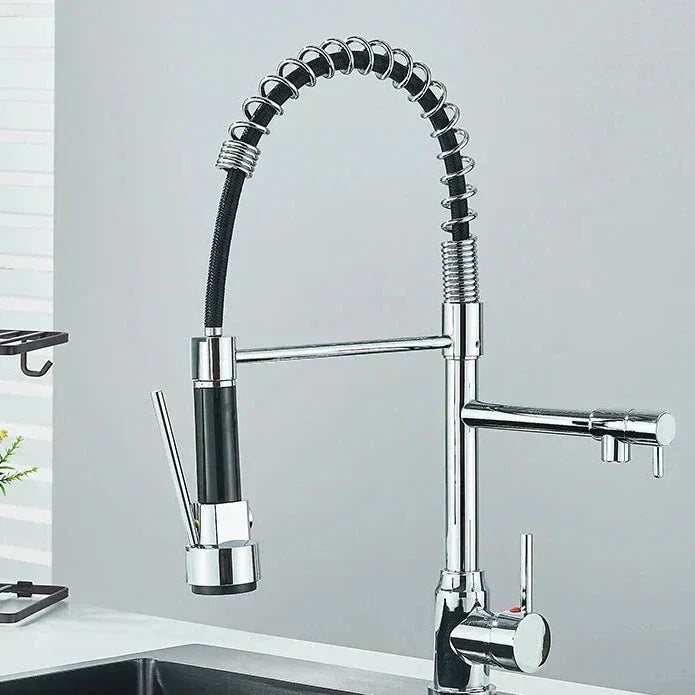 Rotating Single Handle Kitchen Faucet