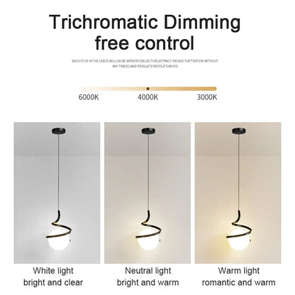 Modern Glass Pendant Light
