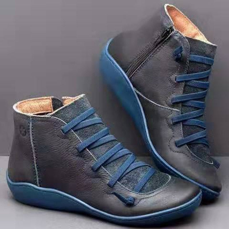 Soft Leather Women's Ankle Boots