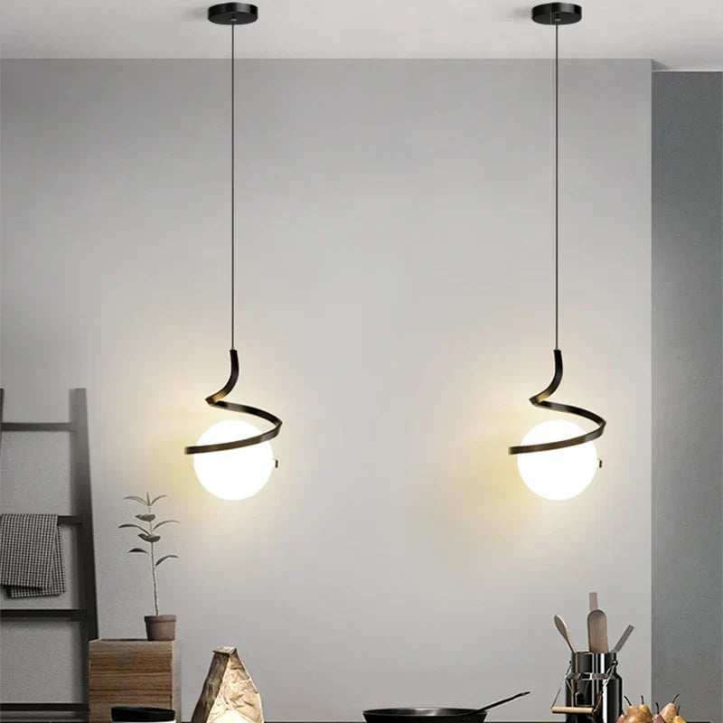 Modern Glass Pendant Light