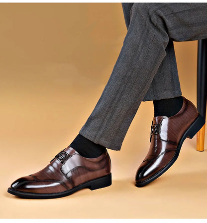 Classic Mens Leather Oxford Dress Shoes