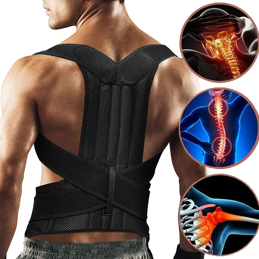 Back Support Adjustable Posture Correction Belt