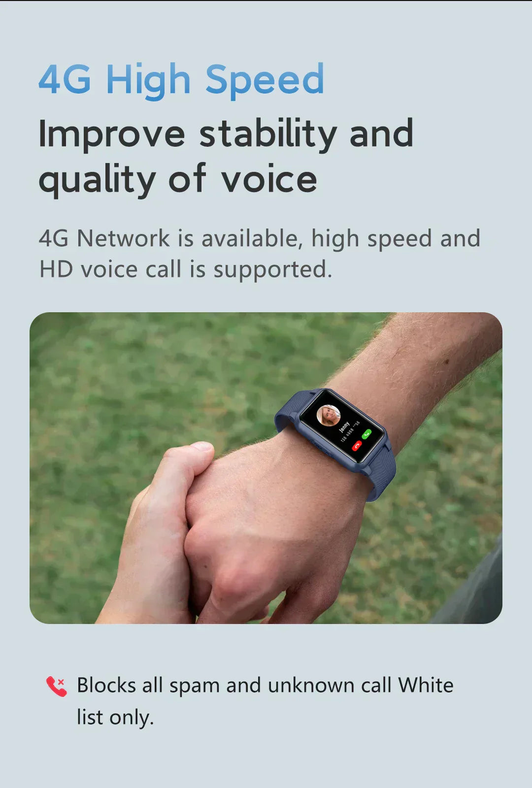 Elderly GPS Watch with Fall Alert and Tracker